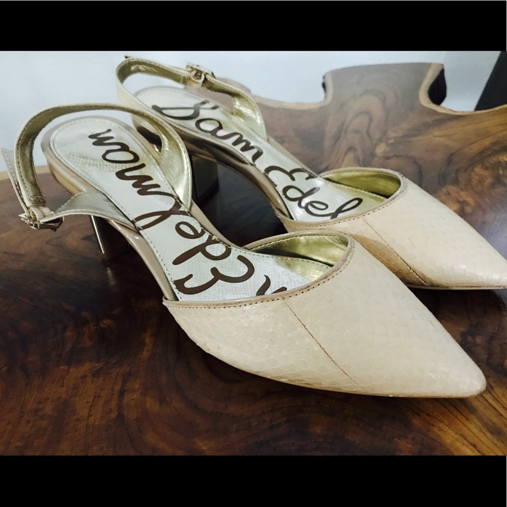 Pointed Slingback Sam Edelman heels
